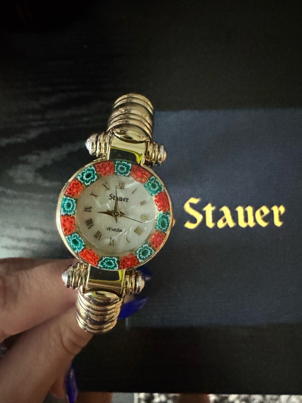 Stauer Watch - Murano Glass & bangle style
